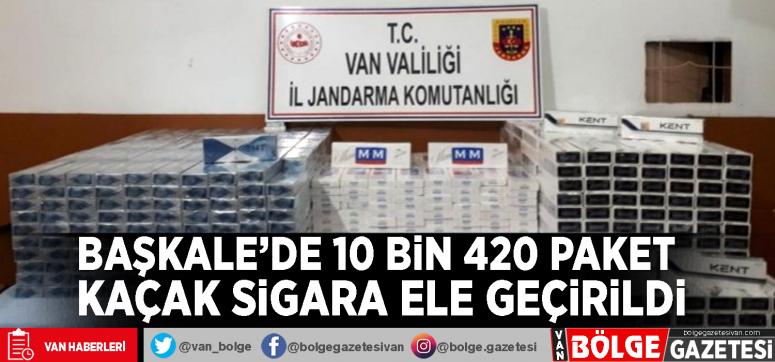 Başkale'de 10 bin 420 paket kaçak sigara ele geçirildi