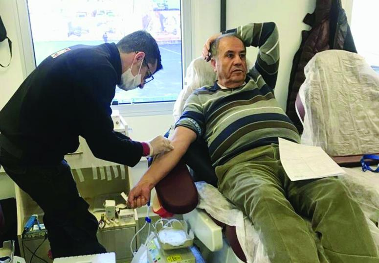 Kandaşoğlu'ndan kan bağışı kampanyasına destek 
