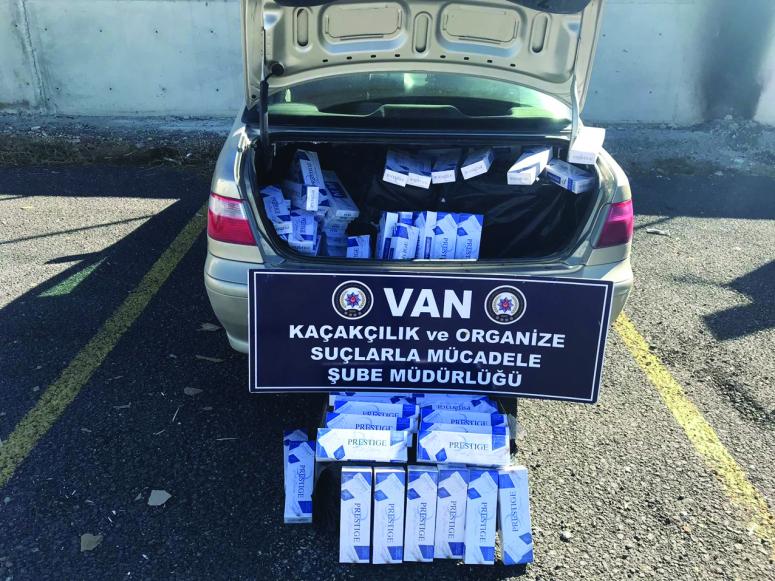 Van'da sigara kaçakçılığı 