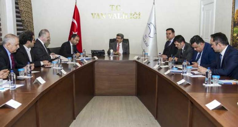 TDİOSB heyeti Vali Bilmez başkanlığında toplandı