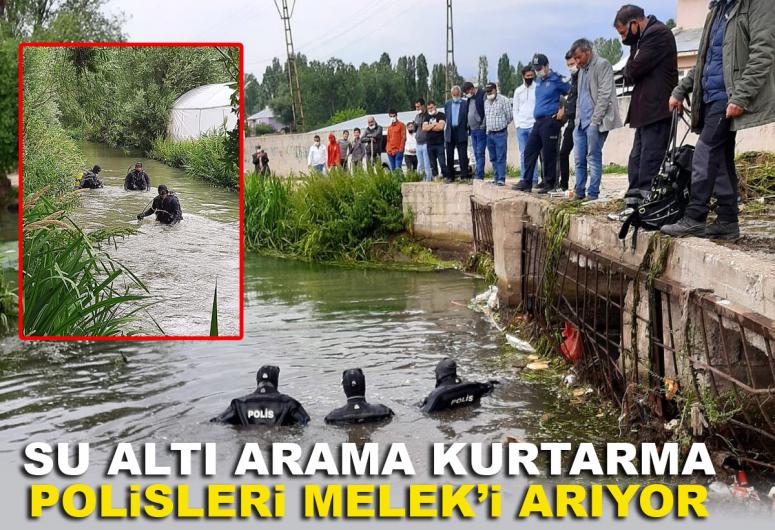 Su altı arama kurtarma polisleri Melek'i arıyor
