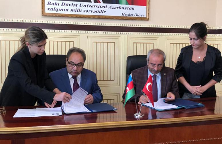 Azerbaycan'daki üniversitelerle protokol imzalandı