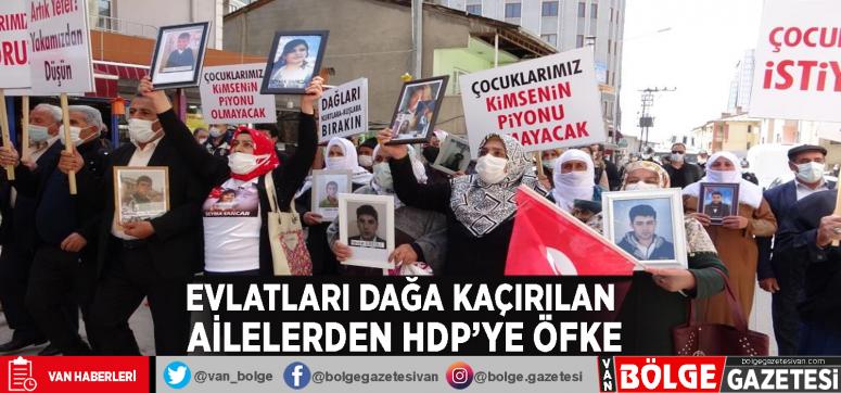 Evlatları dağa kaçırılan ailelerden HDP'ye öfke