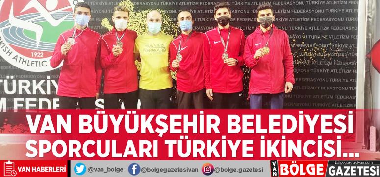Van Büyükşehir Belediyesi sporcuları Türkiye ikincisi...