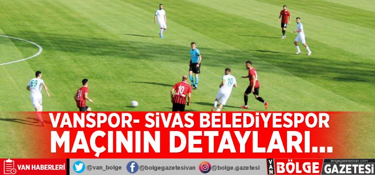 Vanspor- Sivas Belediyespor maçının detayları…
