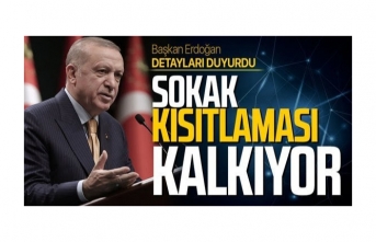 Erdoğan: Kısıtlamalar kalkıyor
