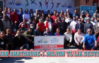 Van'daki amatör spor kulüplerine 1 milyon TL destek