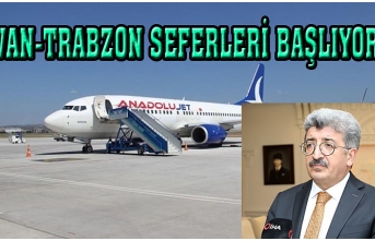 Van-Trabzon uçak seferleri 4 Ocak'ta başlıyor