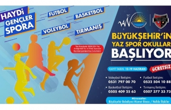 Büyükşehir'den ücretsiz yaz spor okulları