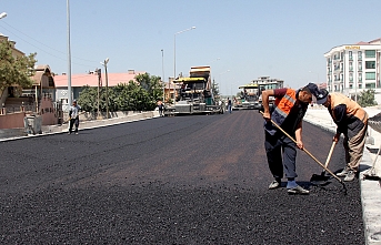 Hatuniye Caddesi’nde asfalt çalışması…