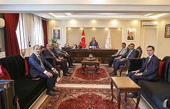 Van'a yeni atanan mülki idare amirlerinden Vali Balcı'ya ziyaret