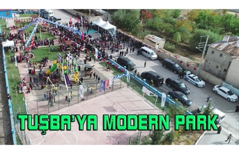 Tuşba’ya modern bir park daha…