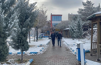 Muradiye’de kar yağışı
