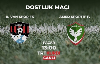 Vanspor'un maçı TRT Kurdi'den canlı yayınlanacak