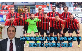 Kandaşoğlu: Herkesin Vanspor'u desteklemesi şart