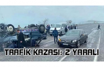 Van-Erciş yolunda kaza: 2 yaralı