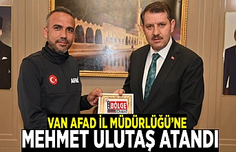 Van AFAD İl Müdürlüğü’ne Mehmet Ulutaş atandı
