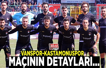 Vanspor-Kastamonuspor maçının detayları…