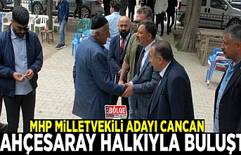 MHP Milletvekili Adayı Cancan, Bahçesaray halkıyla buluştu