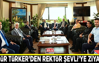 TAGEM Genel Müdürü Türker’den Rektör Şevli’ye ziyaret