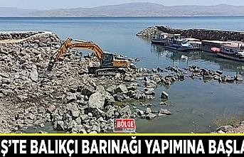 Erciş’te balıkçı barınağı yapımına başlandı