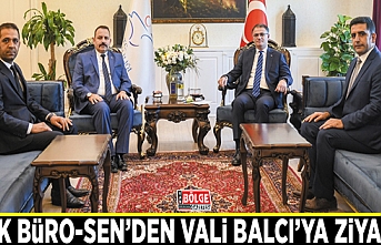 Türk Büro-Sen Van Şubesi'nden Van Valisi Ozan Balcı'ya ziyaret