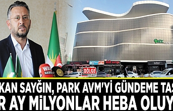 Başkan Sayğın, Park AVM'yi gündeme taşıdı: Her ay milyonlar heba oluyor