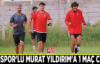 Vanspor'lu Murat Yıldırım'a 1 maç ceza