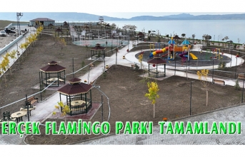 Erçek Flamingo Parkı tamamlandı