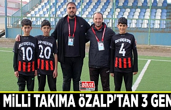 U14 Milli takıma Özalp'tan 3 genç...