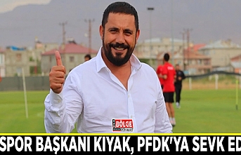 Vanspor Başkanı Kıyak, PFDK'ya sevk edildi