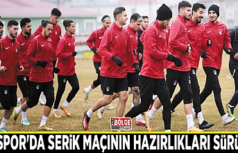 Vanspor'da Serik maçının hazırlıkları sürüyor