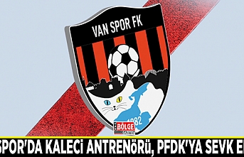 Vanspor'da kaleci antrenörü, PFDK'ya sevk edildi