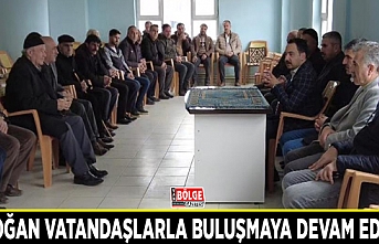 Aydoğan vatandaşlarla buluşmaya devam ediyor