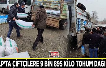 Özalp'ta çiftçilere 9 bin 895 kilo tohum dağıtıldı