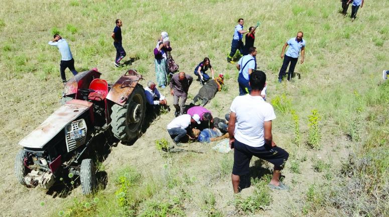 Tuşba'da traktör kazası: 1 ölü, 1 yaralı 