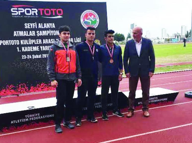 Vanlı atlet Türkiye birincisi olmayı başardı