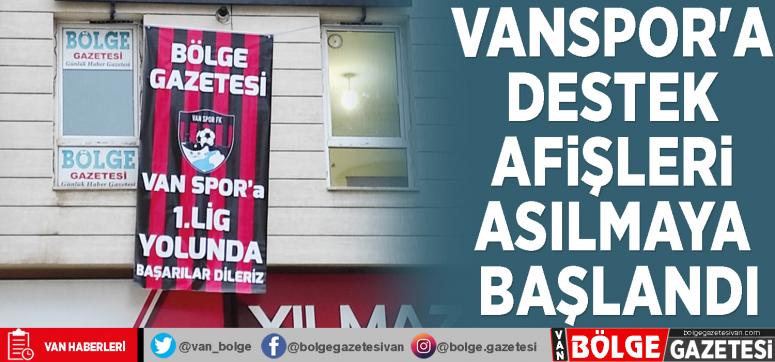 Vanspor'a destek afişleri asılmaya başlandı