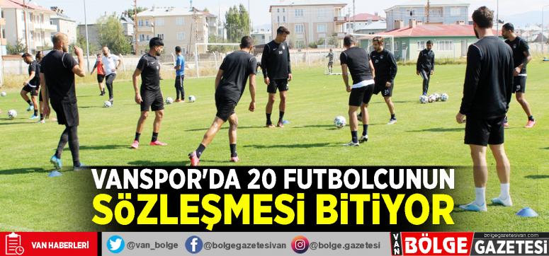 Vanspor'da 20 futbolcunun sözleşmesi bitiyor