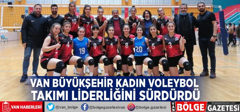 Van Büyükşehir Kadın Voleybol takımı liderliğini sürdürdü