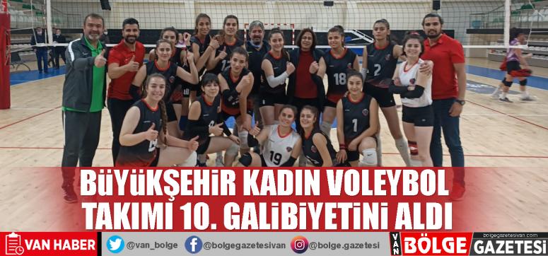 Van Büyükşehir Kadın Voleybol Takımı 10. galibiyetini aldı