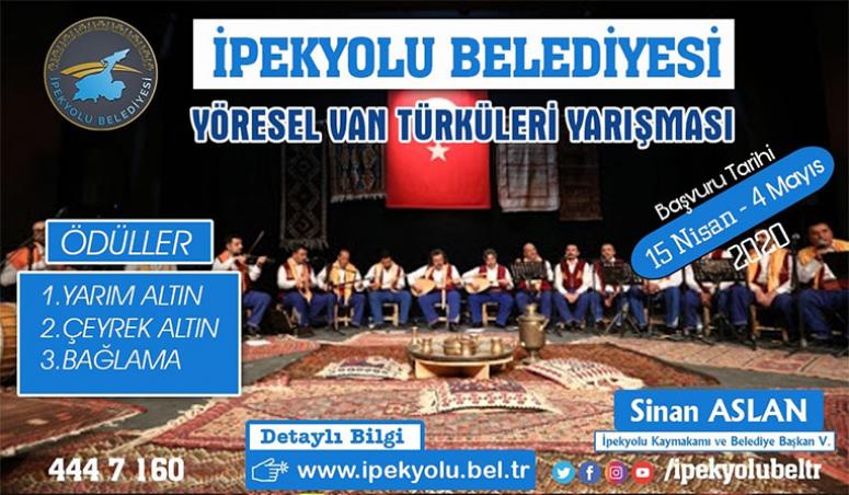 Van Türküleri yarışmasının başvuru tarihi 4 Mayıs'a kadar uzatıldı