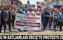 İsrail’in katliamları Erciş’te protesto edildi