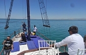 İranlı turistlerden Van'daki tekne turlarına yoğun ilgi