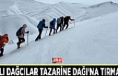 Vanlı dağcılar Tazarine Dağı'na tırmandı