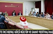 Erciş'te İnci Kefali Göçü Kültür ve Sanat Festivali hazırlığı