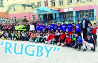 Van'daki okulda Rugby takımı kuruldu