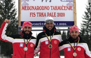 Vanlı kayakçı Ayçiçek, Balkan ikincisi oldu