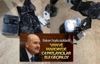 Soylu: Van ve Mardin’de patlayıcı ele geçirildi