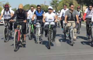 Şamran Kanalı çevresinde bisiklet festivali